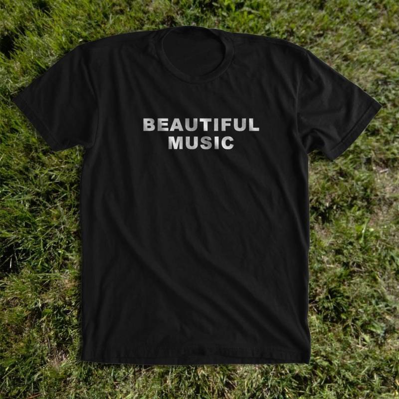 Schöne Musik - Schwarzen T-Shirt von SHIRTALOG