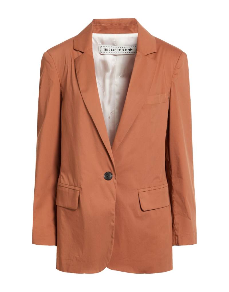 SHIRTAPORTER Blazer Damen Braun von SHIRTAPORTER