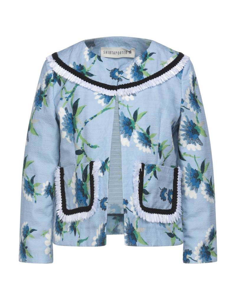 SHIRTAPORTER Blazer Damen Himmelblau von SHIRTAPORTER