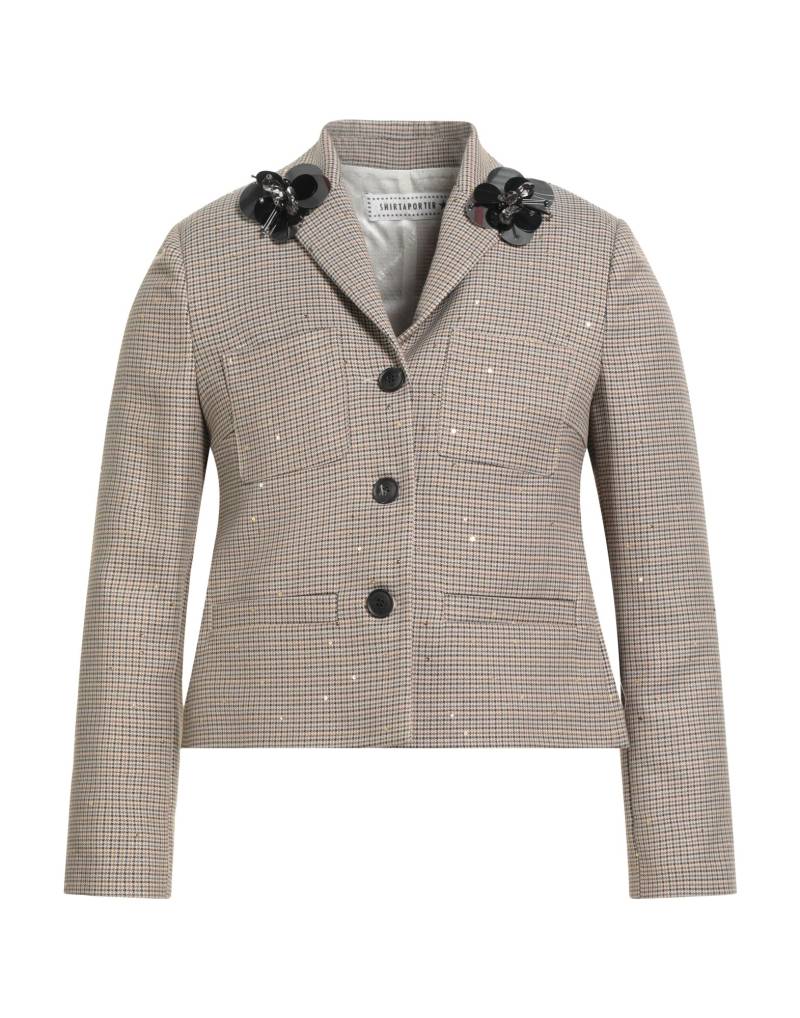 SHIRTAPORTER Blazer Damen Kamel von SHIRTAPORTER