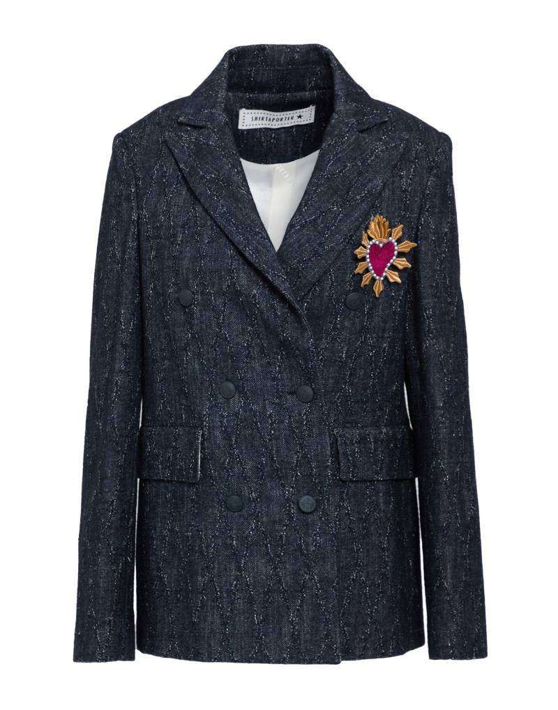 SHIRTAPORTER Blazer Damen Marineblau von SHIRTAPORTER