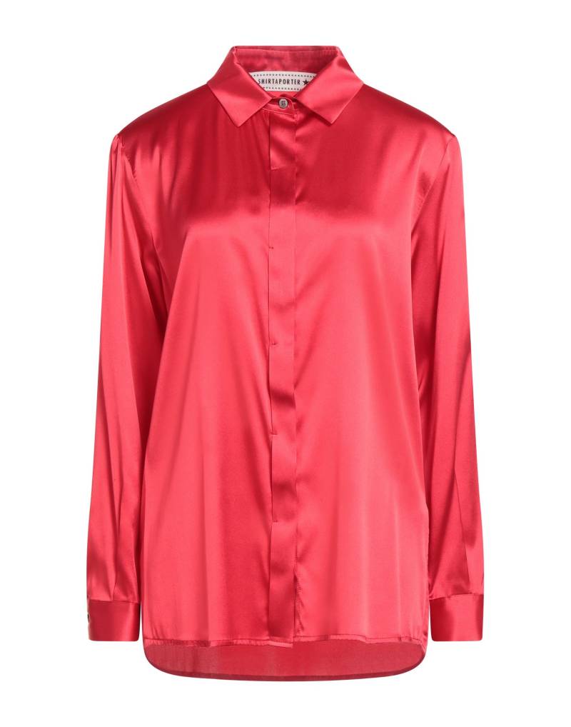 SHIRTAPORTER Hemd Damen Rot von SHIRTAPORTER