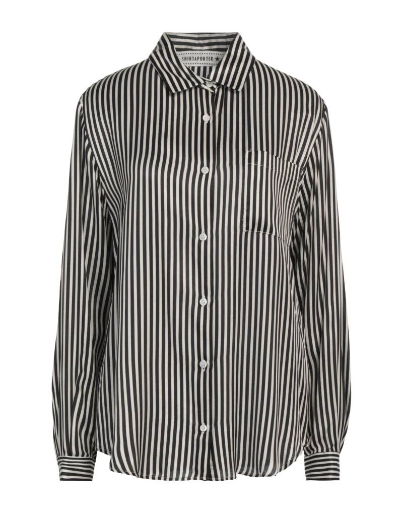 SHIRTAPORTER Hemd Damen Schwarz von SHIRTAPORTER