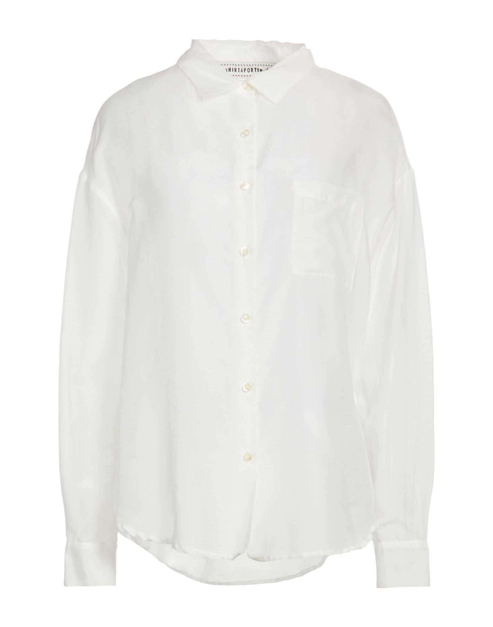 SHIRTAPORTER Hemd Damen Weiß von SHIRTAPORTER