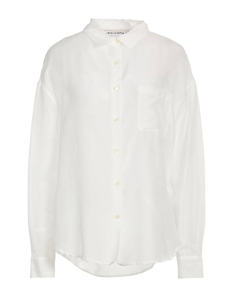 SHIRTAPORTER Hemd Damen Weiß von SHIRTAPORTER