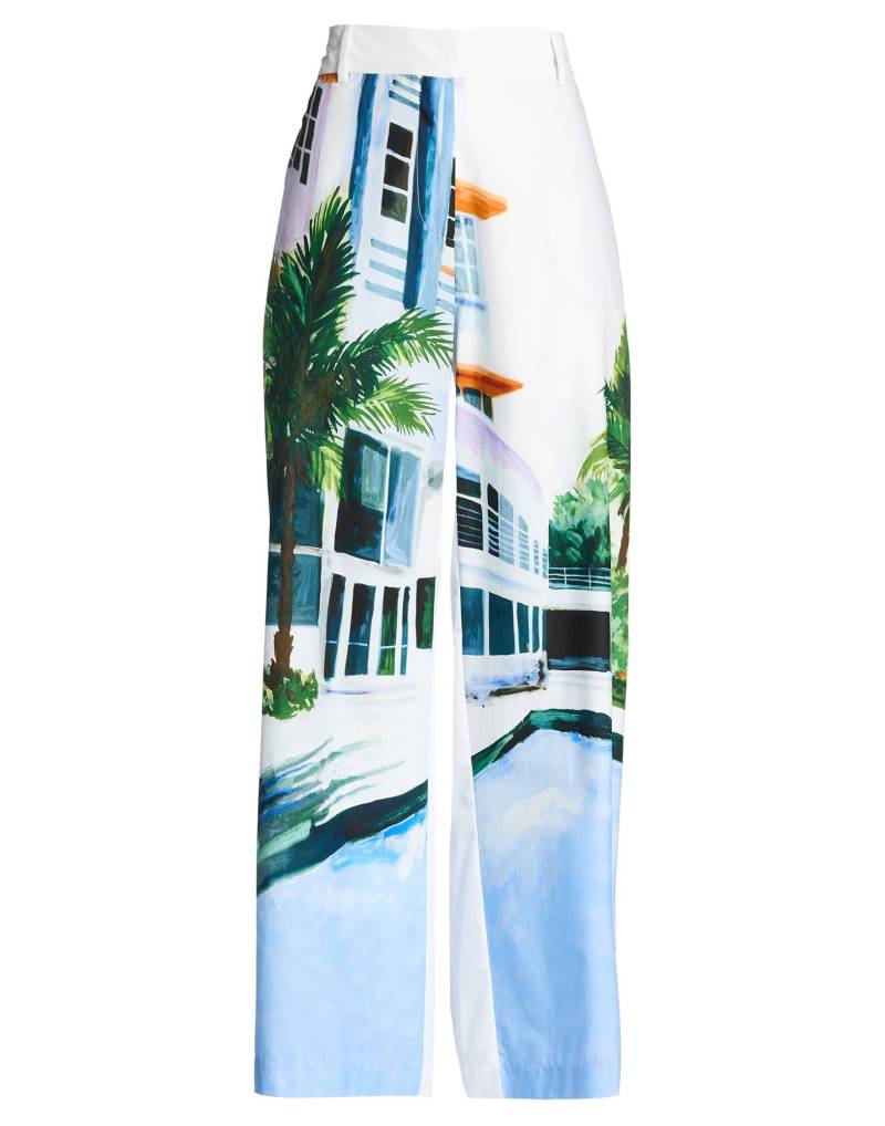 SHIRTAPORTER Hose Damen Weiß von SHIRTAPORTER