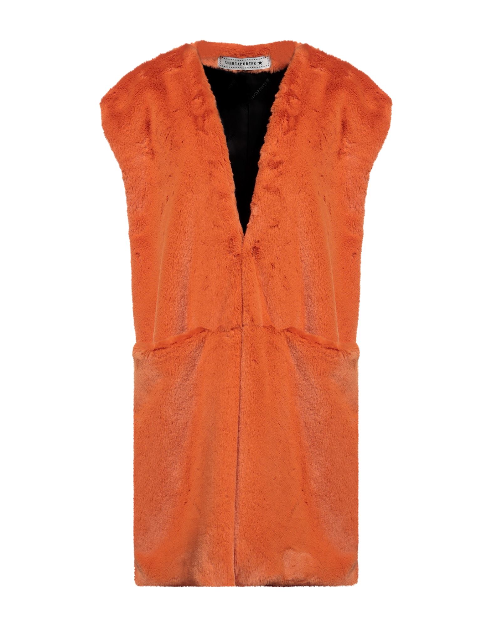 SHIRTAPORTER Shearling- & Kunstfell Damen Orange von SHIRTAPORTER