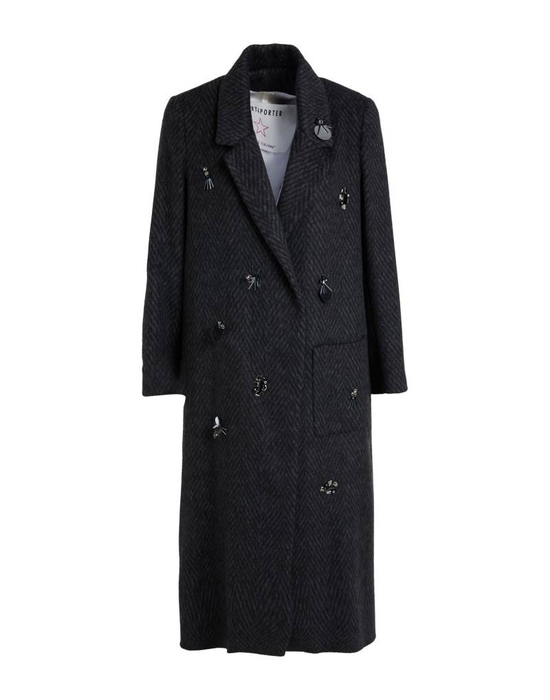 SHIRTAPORTER Mantel Damen Schwarz von SHIRTAPORTER