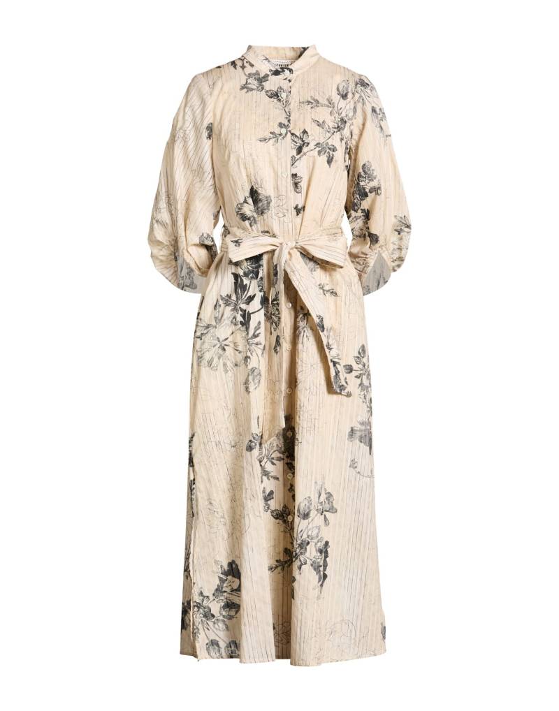 SHIRTAPORTER Maxi-kleid Damen Beige von SHIRTAPORTER