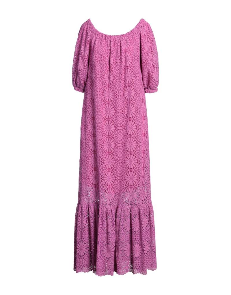 SHIRTAPORTER Maxi-kleid Damen Magenta von SHIRTAPORTER