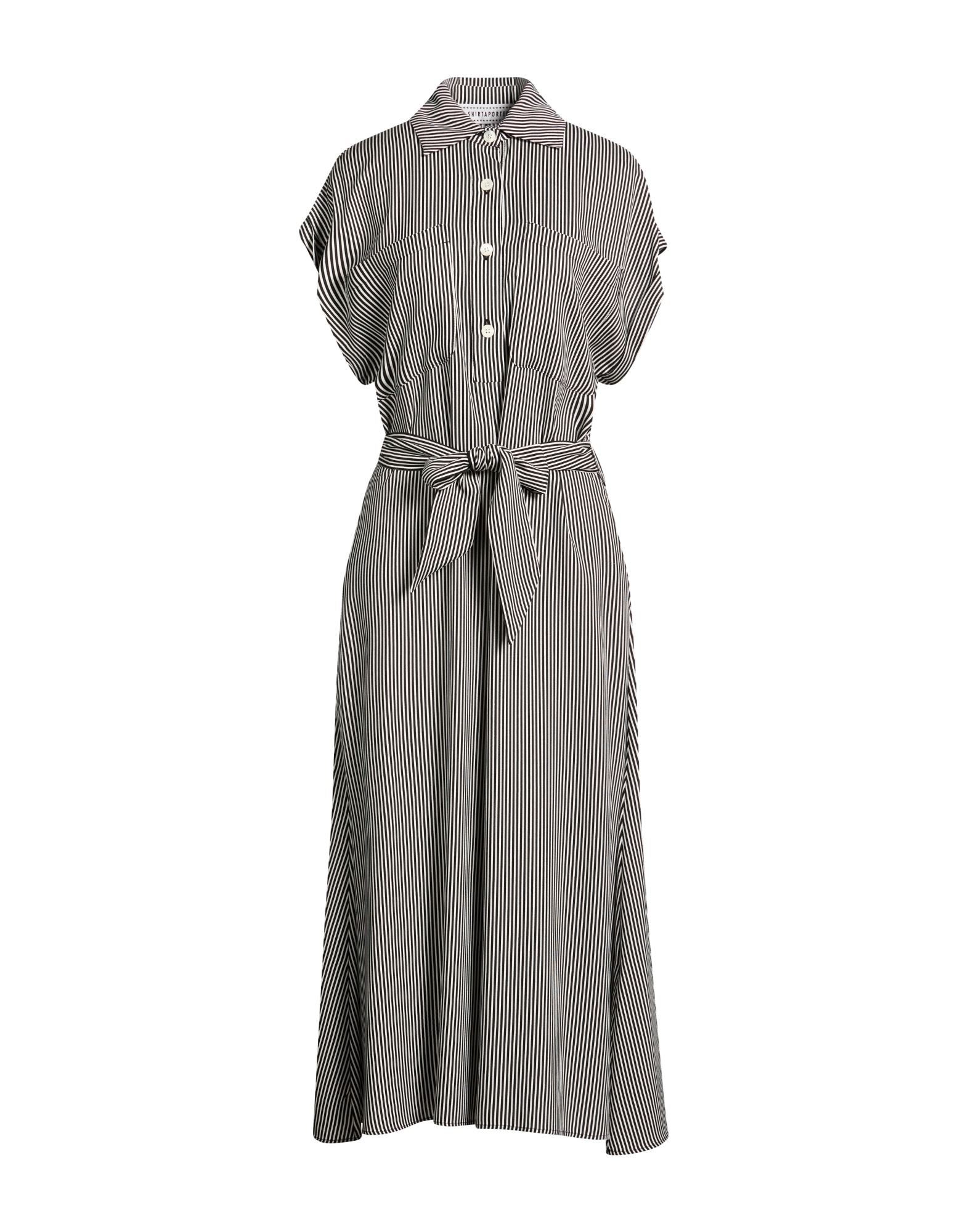 SHIRTAPORTER Maxi-kleid Damen Schwarz von SHIRTAPORTER