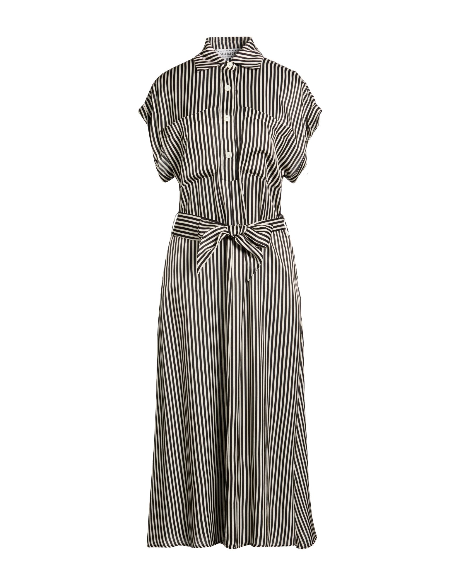 SHIRTAPORTER Maxi-kleid Damen Schwarz von SHIRTAPORTER