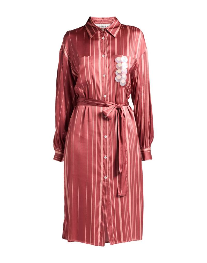 SHIRTAPORTER Midi-kleid Damen Antikrosa von SHIRTAPORTER