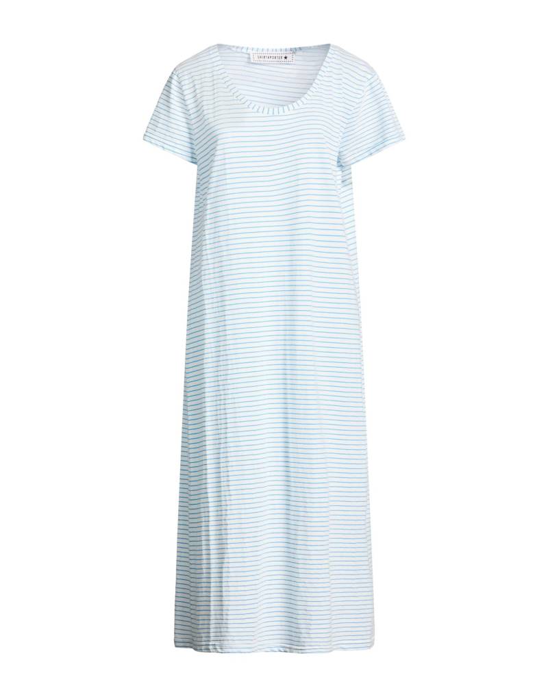 SHIRTAPORTER Midi-kleid Damen Azurblau von SHIRTAPORTER