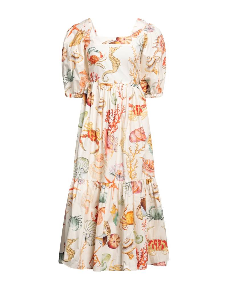 SHIRTAPORTER Midi-kleid Damen Beige von SHIRTAPORTER