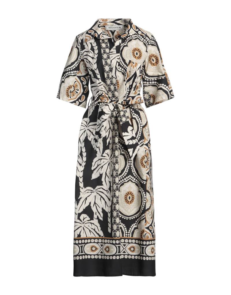 SHIRTAPORTER Midi-kleid Damen Beige von SHIRTAPORTER