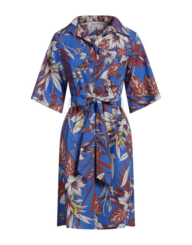 SHIRTAPORTER Midi-kleid Damen Blau von SHIRTAPORTER