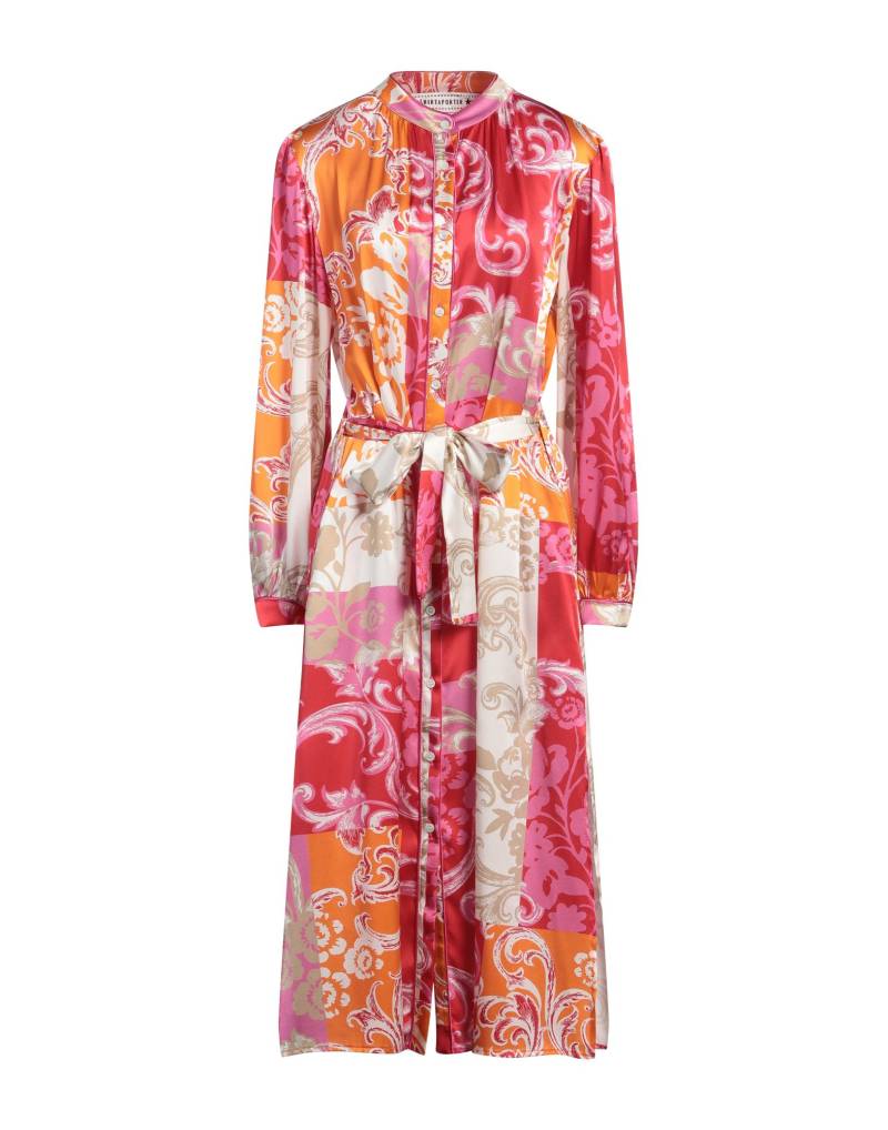 SHIRTAPORTER Midi-kleid Damen Fuchsia von SHIRTAPORTER