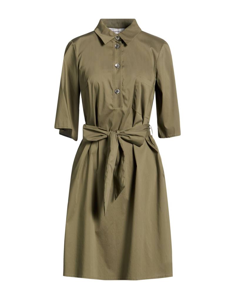 SHIRTAPORTER Midi-kleid Damen Militärgrün von SHIRTAPORTER