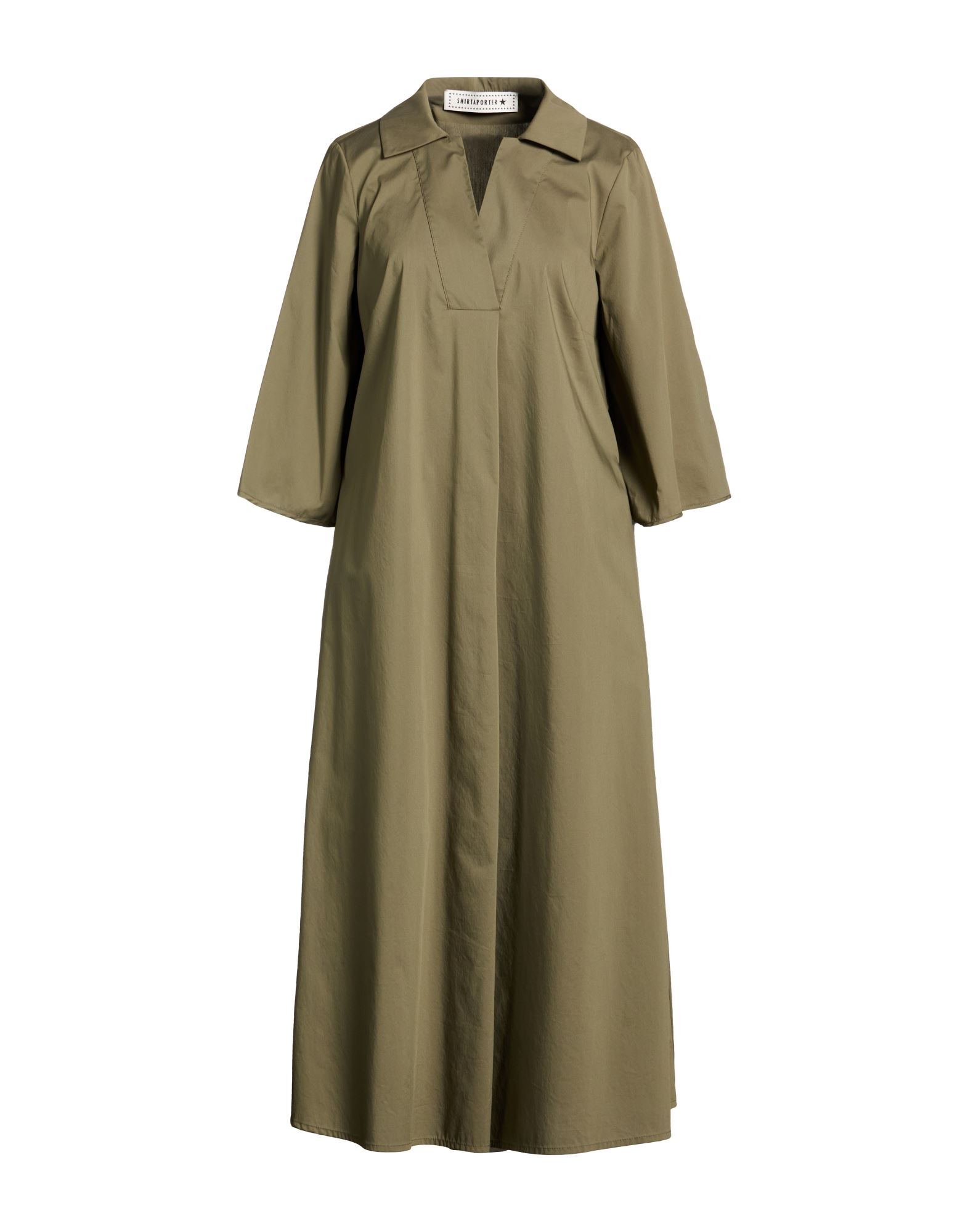 SHIRTAPORTER Midi-kleid Damen Militärgrün von SHIRTAPORTER