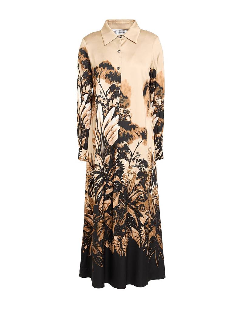 SHIRTAPORTER Midi-kleid Damen Sand von SHIRTAPORTER