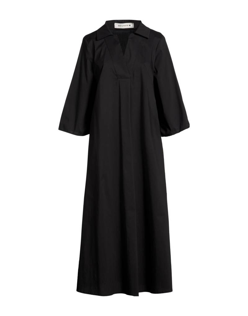 SHIRTAPORTER Midi-kleid Damen Schwarz von SHIRTAPORTER