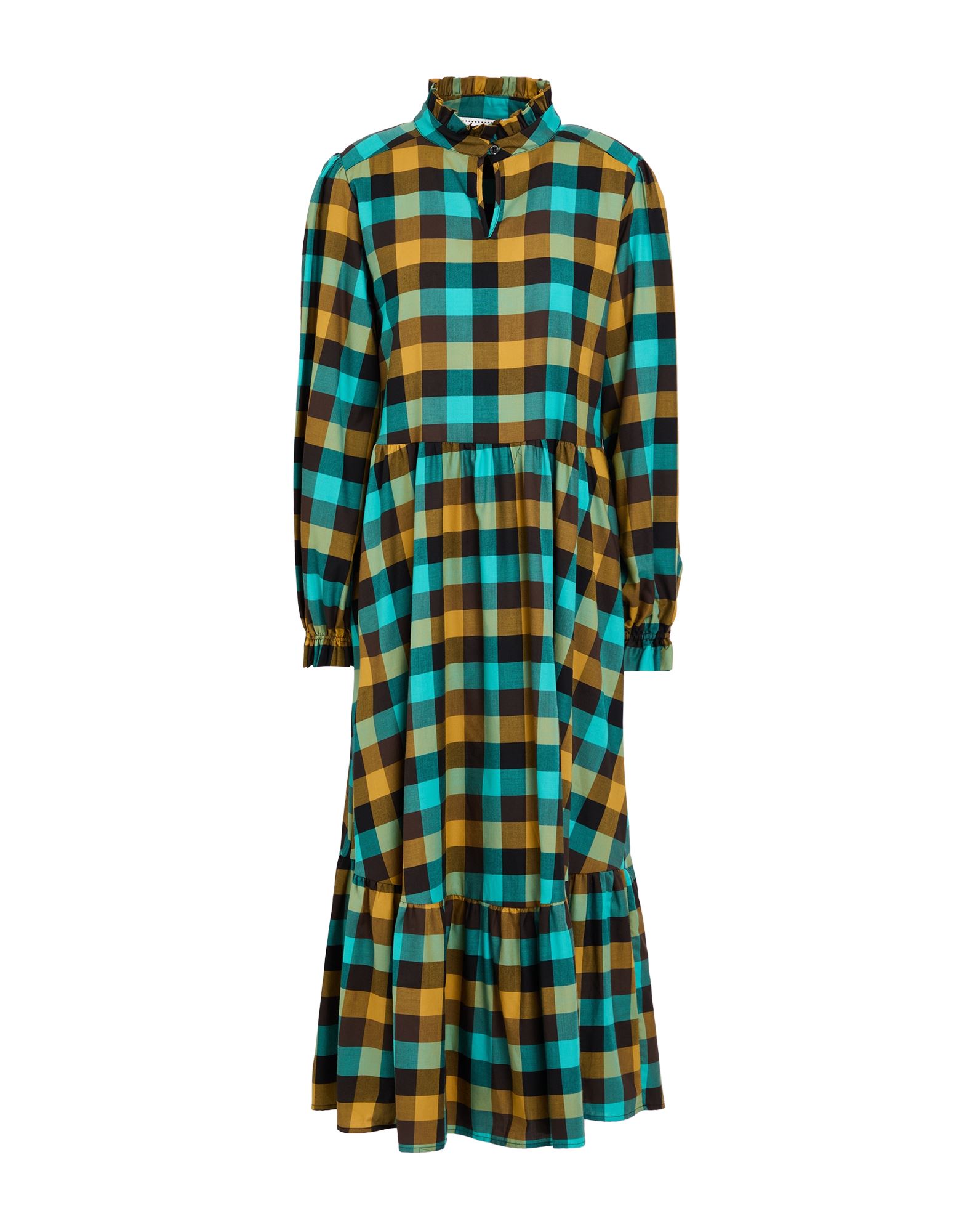 SHIRTAPORTER Midi-kleid Damen Tūrkis SHIRTAPORTER Midi-kleid Damen Tūrkis von SHIRTAPORTER