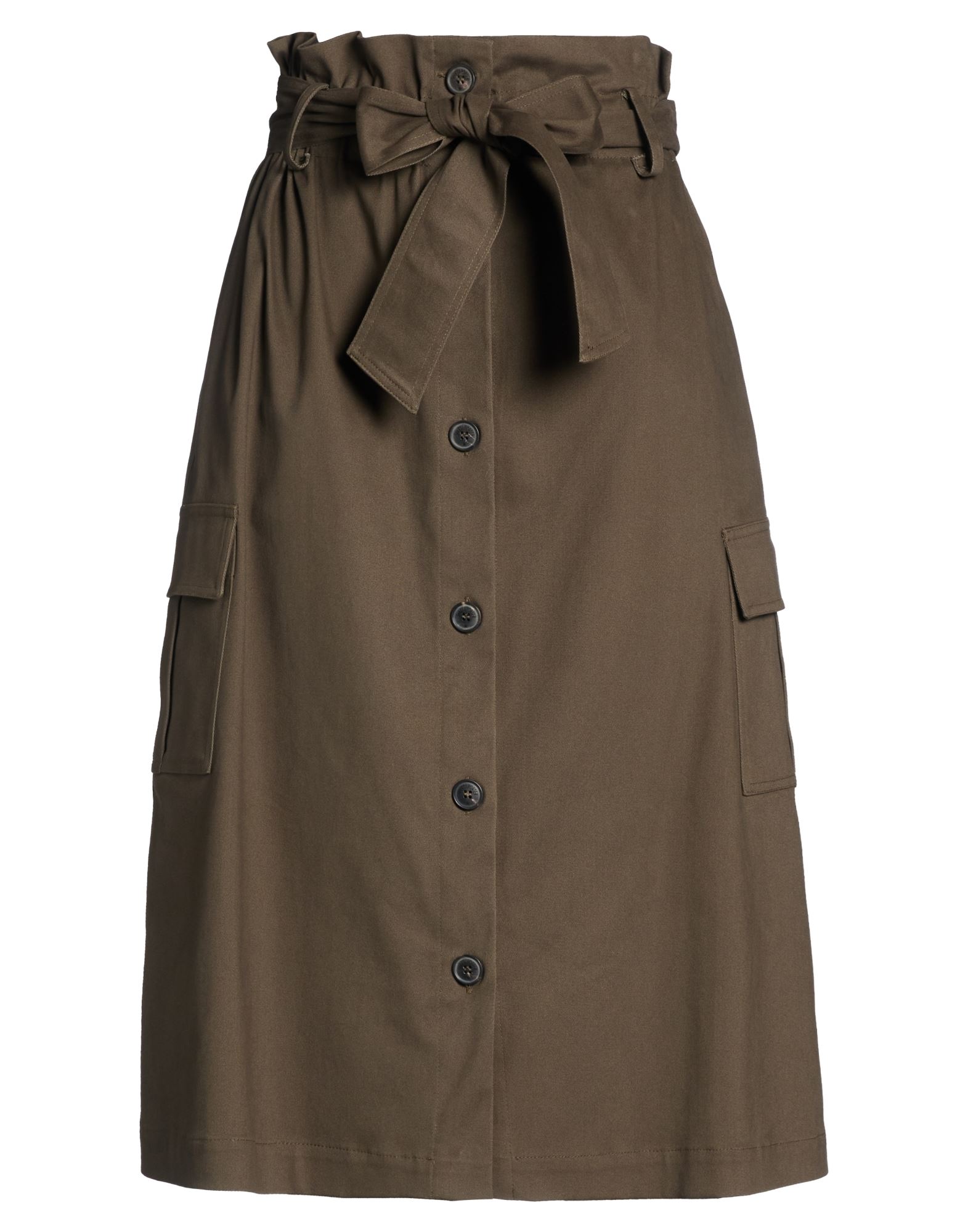 SHIRTAPORTER Midi-rock Damen Militärgrün von SHIRTAPORTER