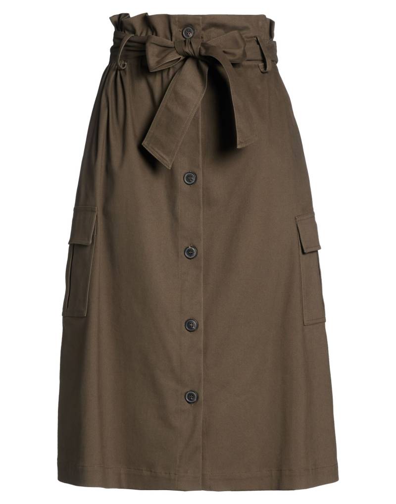 SHIRTAPORTER Midi-rock Damen Militärgrün von SHIRTAPORTER