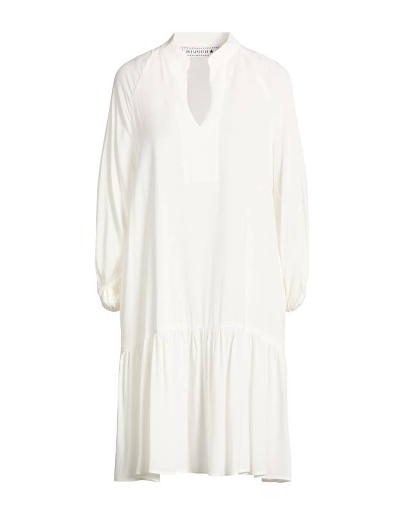 SHIRTAPORTER Mini-kleid Damen Cremeweiß von SHIRTAPORTER