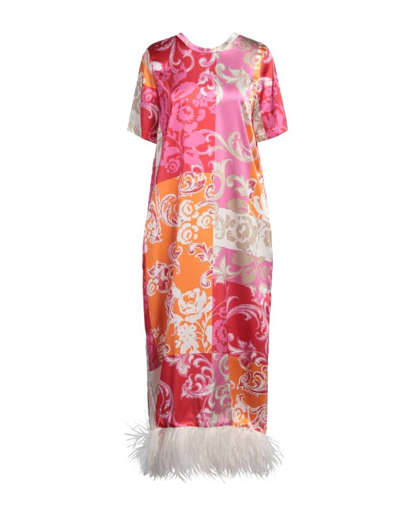 SHIRTAPORTER Midi-kleid Damen Fuchsia von SHIRTAPORTER
