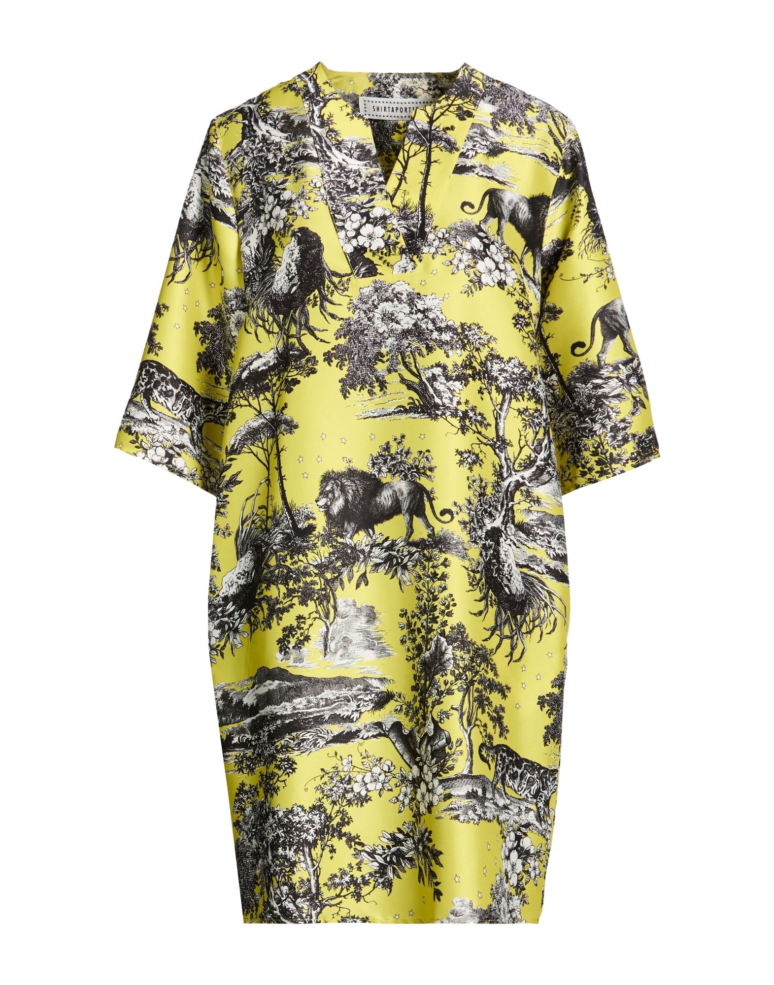 SHIRTAPORTER Mini-kleid Damen Gelb von SHIRTAPORTER