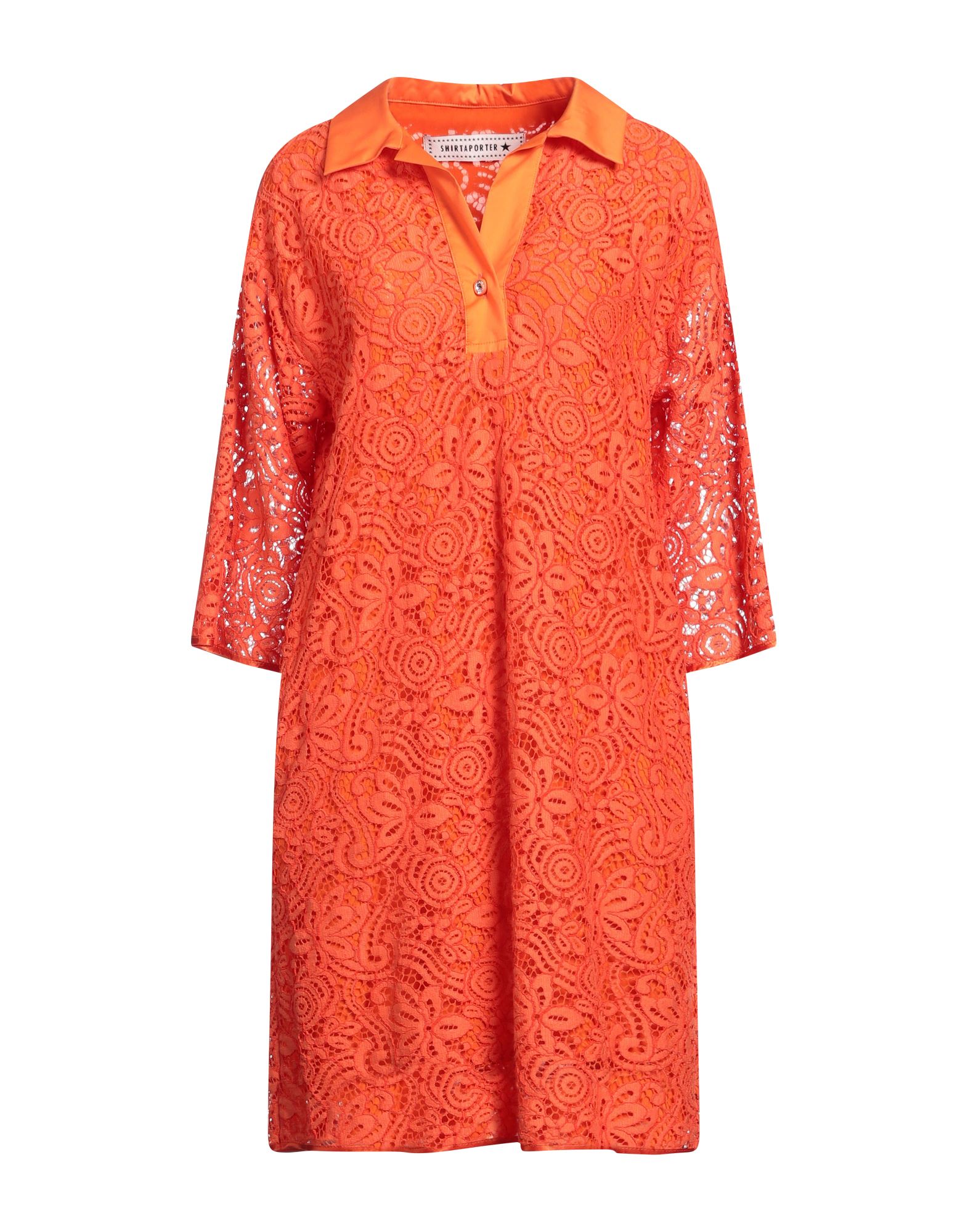 SHIRTAPORTER Mini-kleid Damen Orange von SHIRTAPORTER