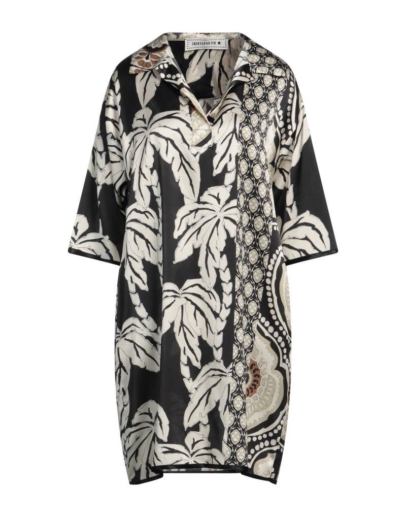 SHIRTAPORTER Mini-kleid Damen Schwarz von SHIRTAPORTER