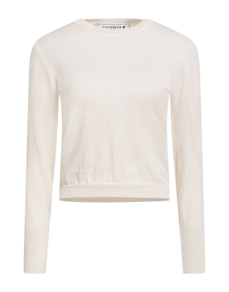 SHIRTAPORTER Pullover Damen Beige von SHIRTAPORTER