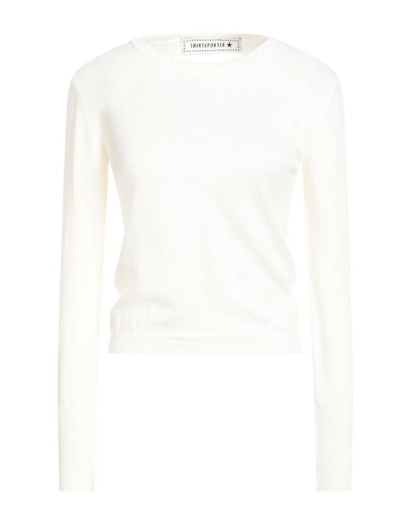 SHIRTAPORTER Pullover Damen Elfenbein von SHIRTAPORTER