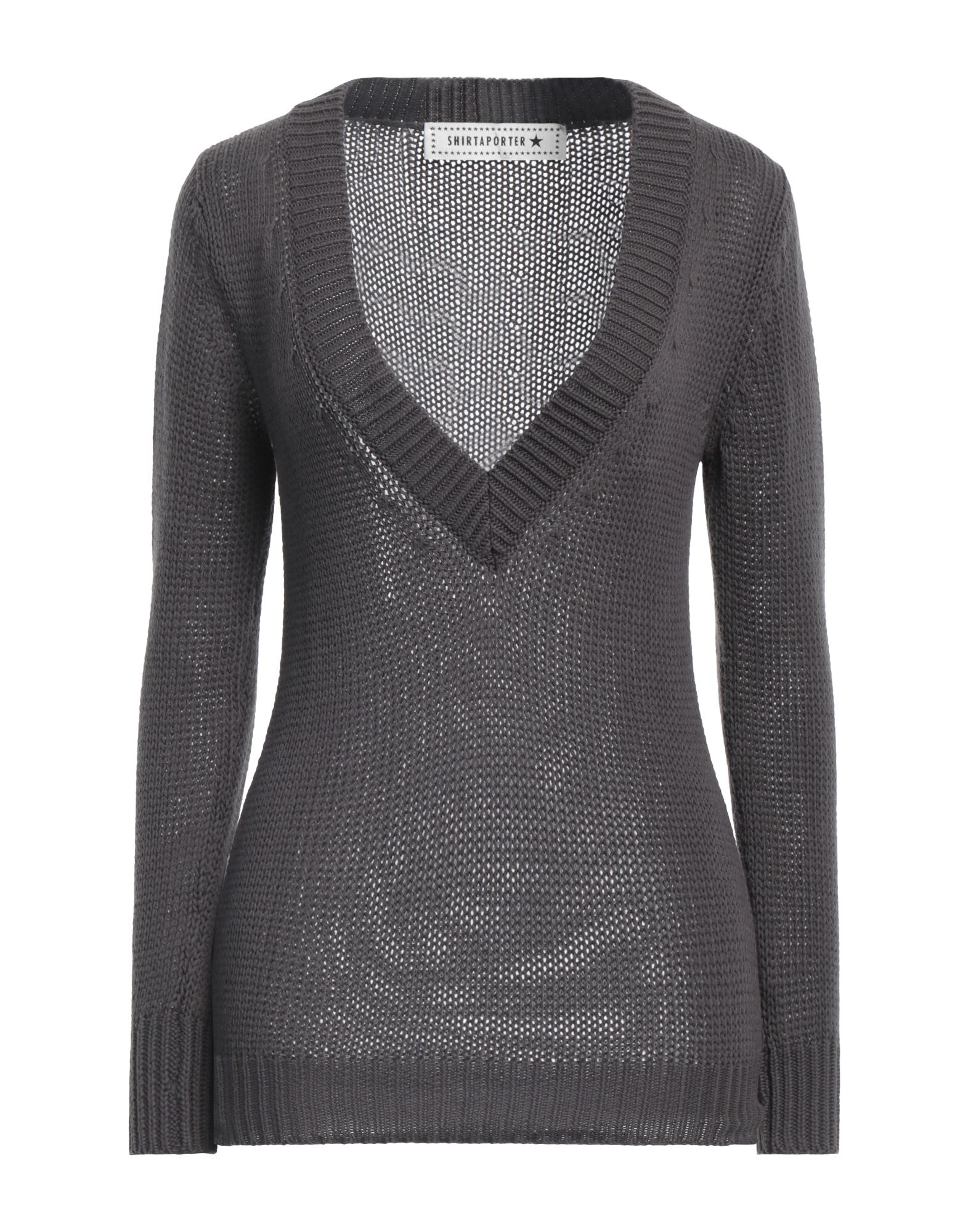 SHIRTAPORTER Pullover Damen Granitgrau von SHIRTAPORTER