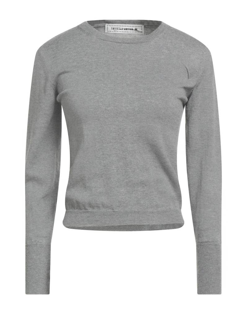 SHIRTAPORTER Pullover Damen Grau von SHIRTAPORTER
