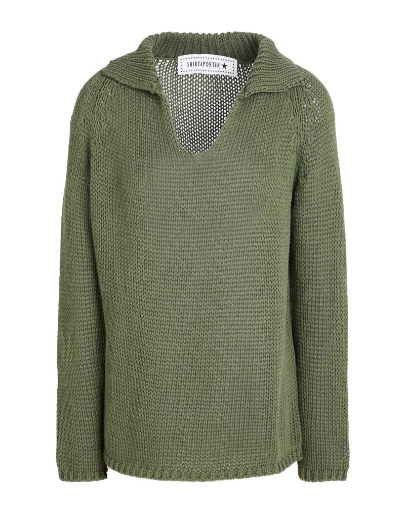 SHIRTAPORTER Pullover Damen Grün von SHIRTAPORTER