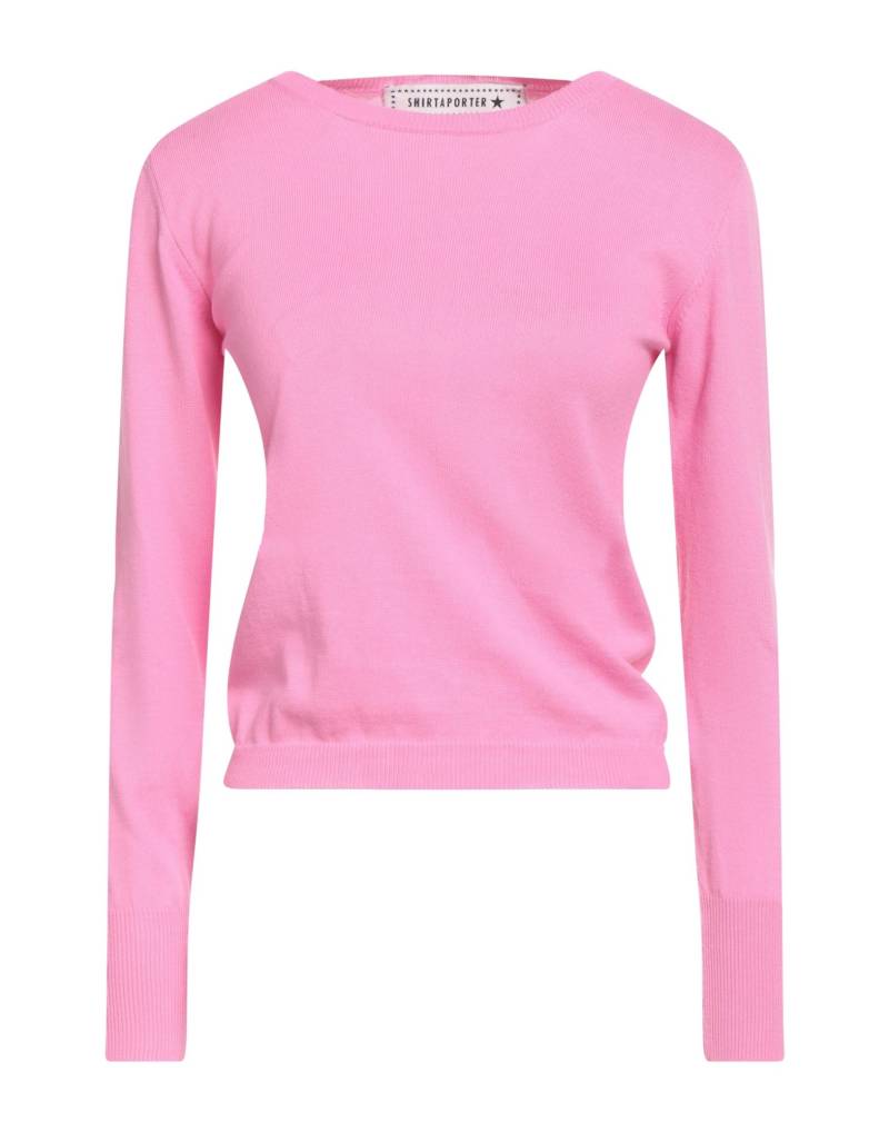 SHIRTAPORTER Pullover Damen Magenta von SHIRTAPORTER
