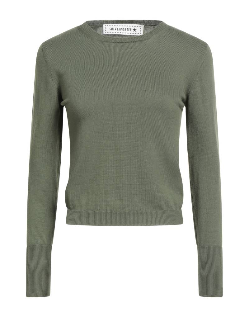 SHIRTAPORTER Pullover Damen Militärgrün von SHIRTAPORTER