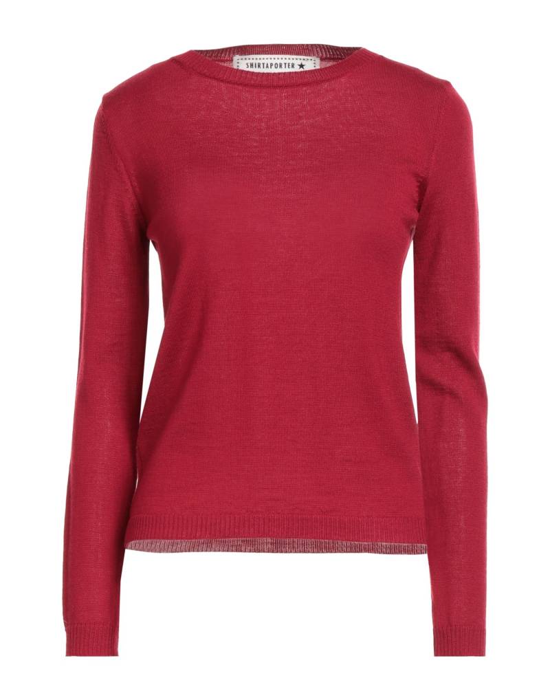 SHIRTAPORTER Pullover Damen Rot von SHIRTAPORTER