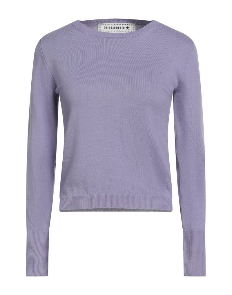 SHIRTAPORTER Pullover Damen Violett von SHIRTAPORTER