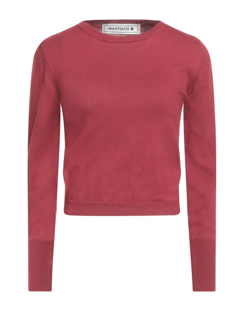 SHIRTAPORTER Pullover Damen Ziegelrot von SHIRTAPORTER