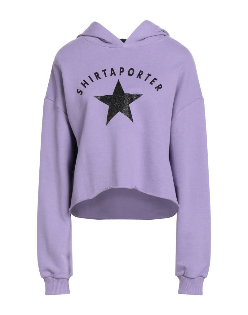 SHIRTAPORTER Sweatshirt Damen Lila von SHIRTAPORTER