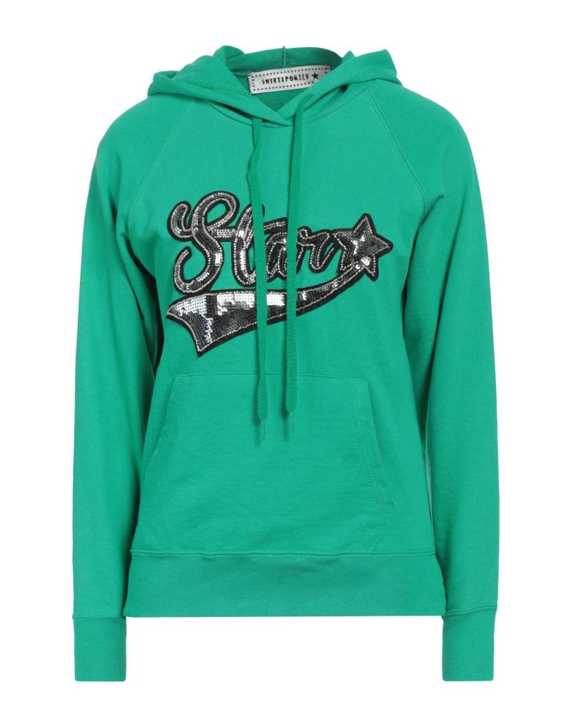 SHIRTAPORTER Sweatshirt Damen Smaragdgrün von SHIRTAPORTER