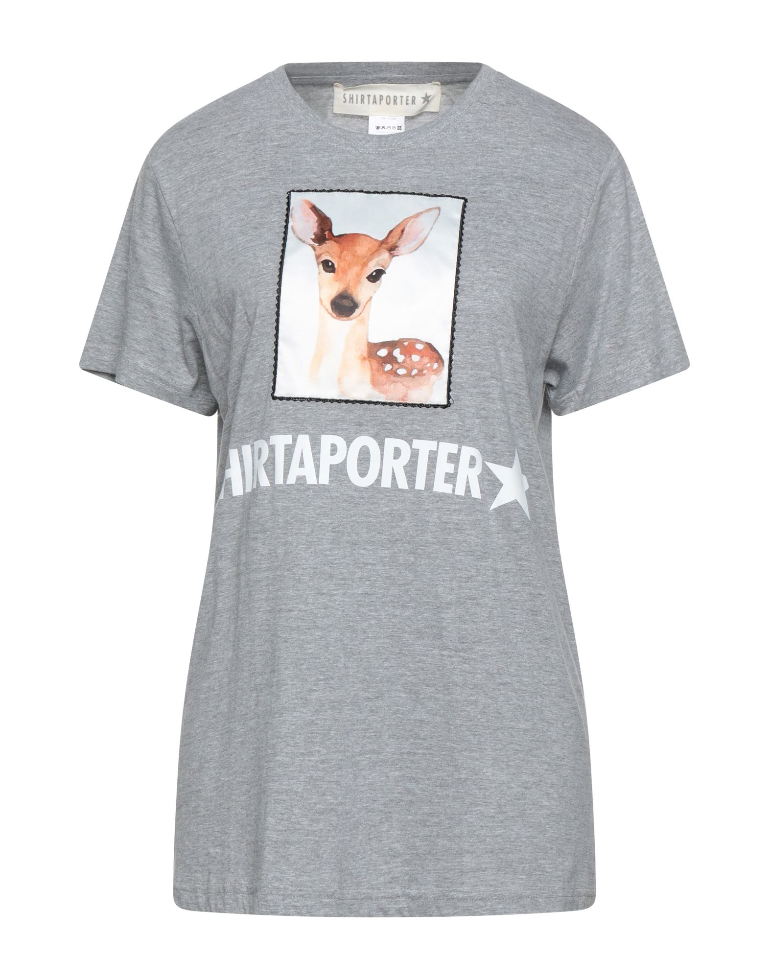 SHIRTAPORTER T-shirts Damen Grau von SHIRTAPORTER