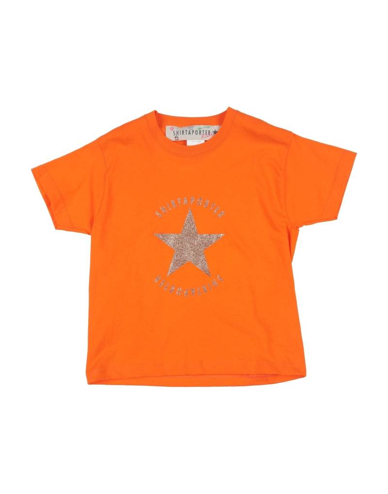 SHIRTAPORTER T-shirts Kinder Orange von SHIRTAPORTER