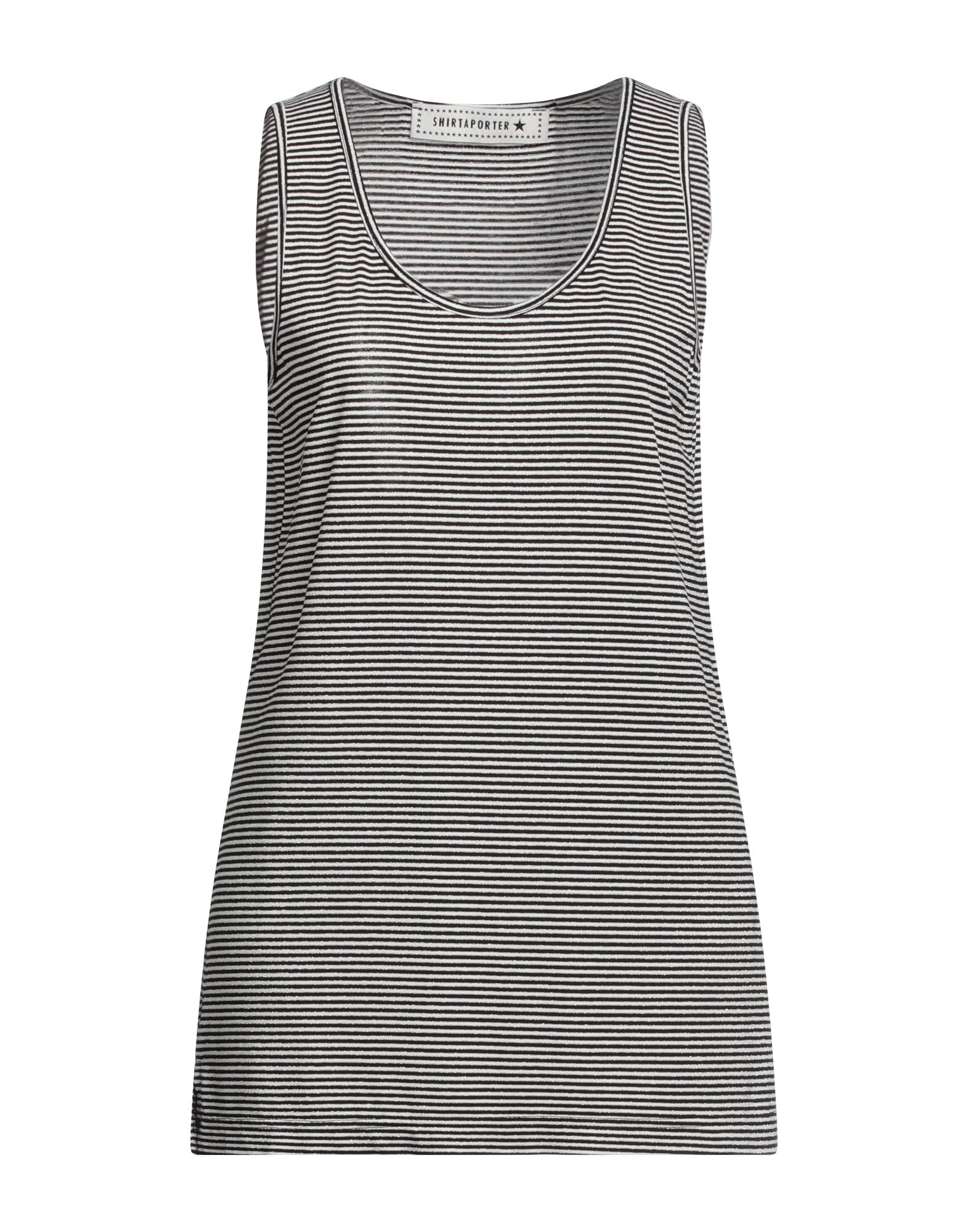 SHIRTAPORTER Tank Top Damen Schwarz von SHIRTAPORTER