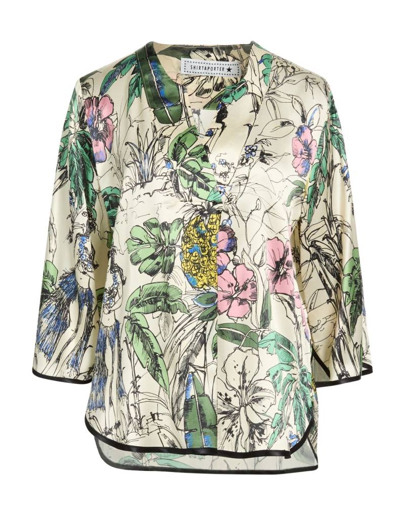 SHIRTAPORTER Top Damen Beige von SHIRTAPORTER